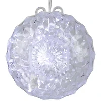 Northlight White Led Lighted Crystal Christmas Yard Art
