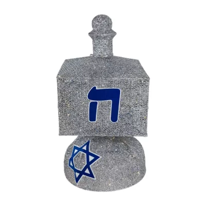 Northlight 37" Led Dreidel Hanukkah Yard Art