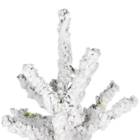 Northlight Led Flocked Garden 6 1/2 Foot Pre-Lit Christmas Tree