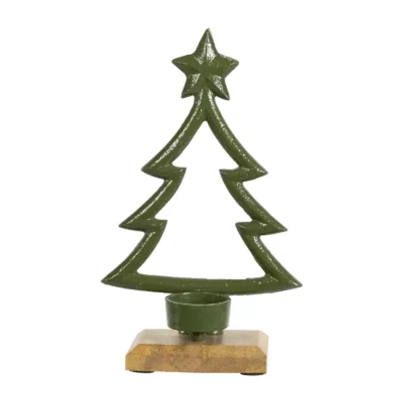 Northlight 9.5" Metal Tealight Candle Holder