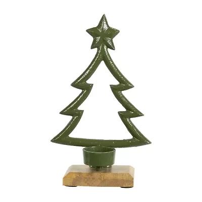 Northlight 9.5" Metal Tealight Candle Holder