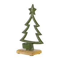 Northlight 9.5" Metal Tealight Candle Holder
