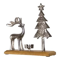 Northlight 10.5" Metal Tealight Candle Holder