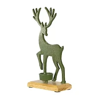 Northlight 10.5" Reindeer Tealight Candle Holder