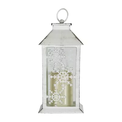 Northlight Led Snowflakes Lantern Candle Holder