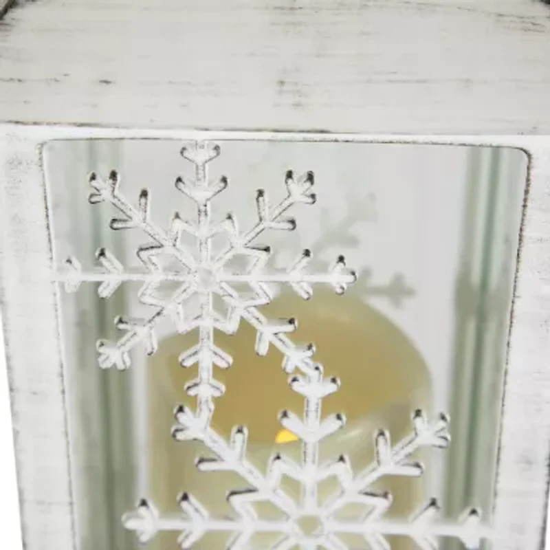 Northlight Led Snowflakes Lantern Candle Holder