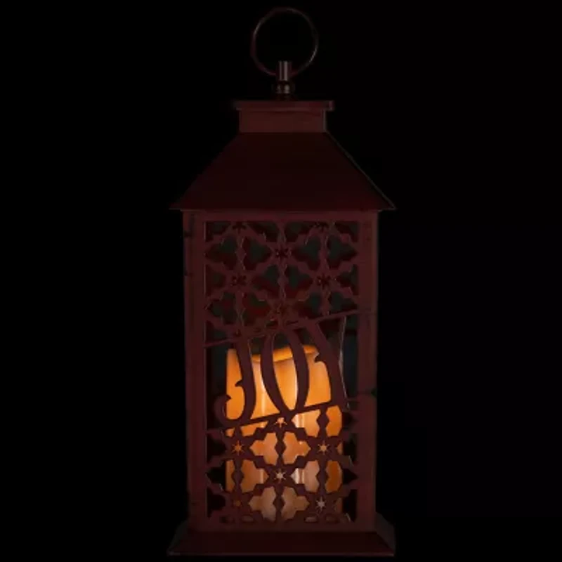 Northlight Snowflakes Joy Candle Decorative Lantern