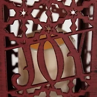 Northlight Snowflakes Joy Candle Decorative Lantern