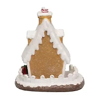 Northlight 10" Snowy Gingerbread House Christmas Tabletop Decor