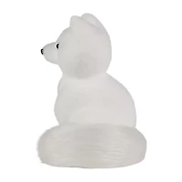 Northlight Sitting Artic Fox Pup Christmas Tabletop Decor
