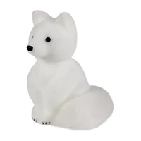 Northlight Sitting Artic Fox Pup Christmas Tabletop Decor