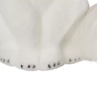 Northlight Sitting Artic Fox Pup Christmas Tabletop Decor