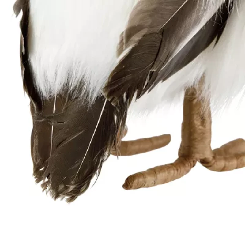 Northlight Standing Plush Winter Owl Christmas Tabletop Decor