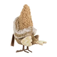 Northlight Woodland Bird With Hat Christmas Tabletop Decor