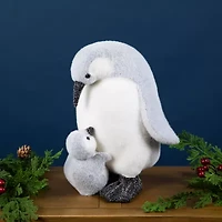 Northlight Mother Penguin With Chick Christmas Tabletop Decor