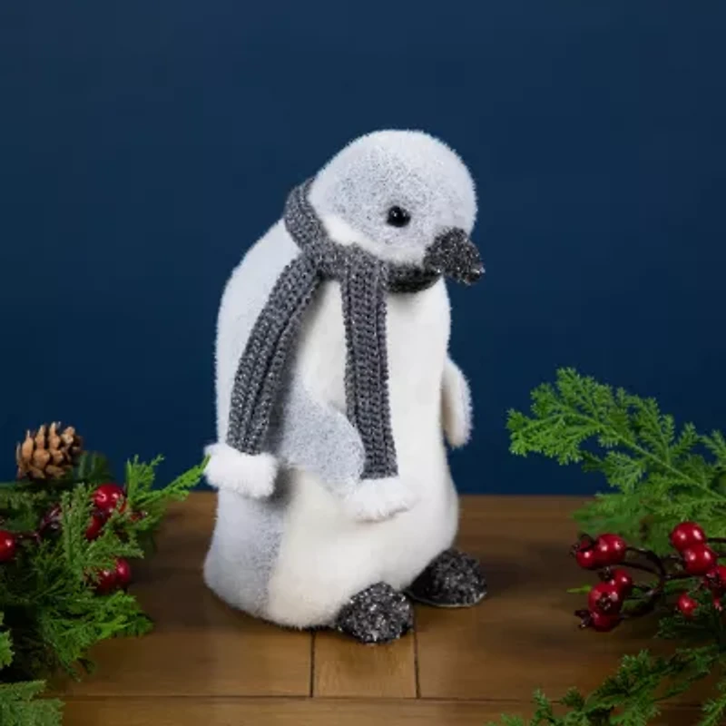 Northlight Penguin In Winter Scarf Christmas Tabletop Decor