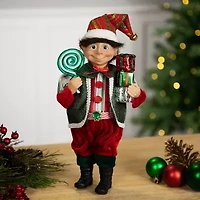 Northlight Lollipop Elf With Gifts Christmas Tabletop Decor