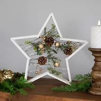 Northlight 14.5" Star Shaped Wooden Christmas Tabletop Decor
