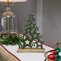Northlight 11" Stars Metal Christmas Tabletop Tree