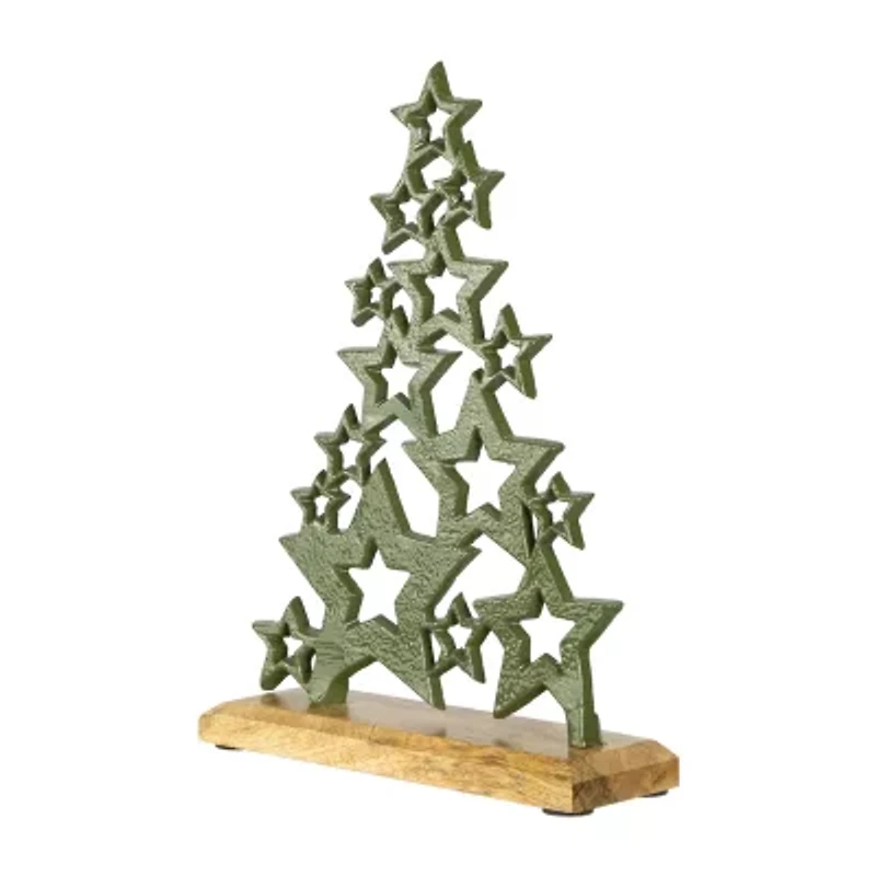 Northlight 11" Stars Metal Christmas Tabletop Tree