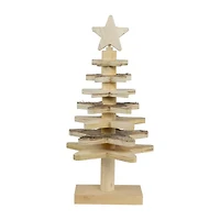 Northlight 16" Wooden Christmas Tabletop Tree