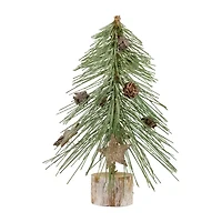 Northlight 8.5" Brush On Base Christmas Tabletop Tree