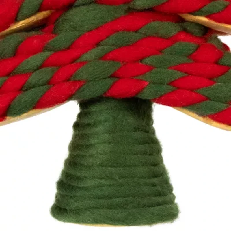 Northlight Twisted Yarn Plush Christmas Tabletop Tree