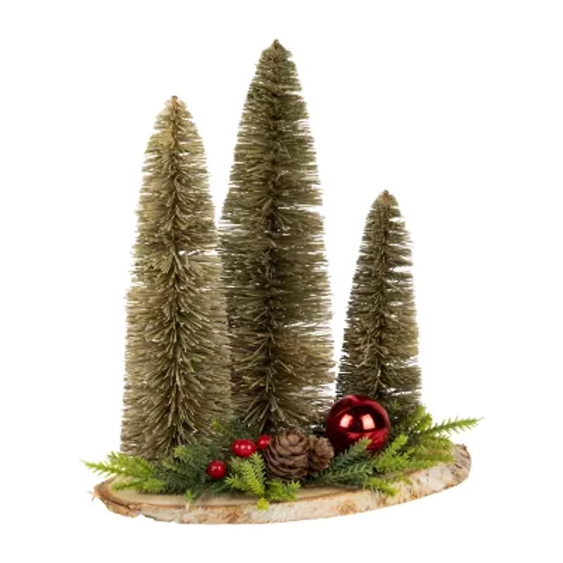 Northlight 10.25" Brush Christmas Tabletop Tree
