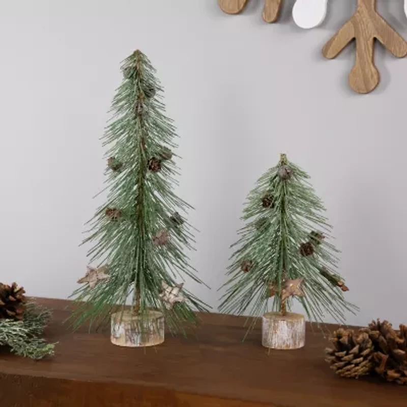 Northlight 13" Brush Christmas Tabletop Tree
