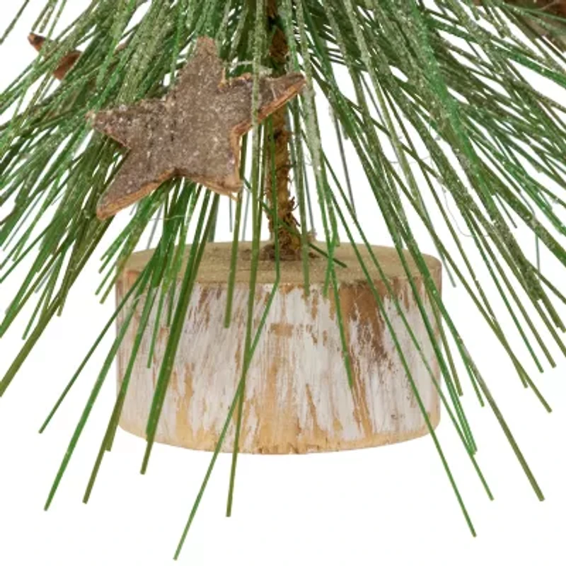 Northlight 13" Brush Christmas Tabletop Tree
