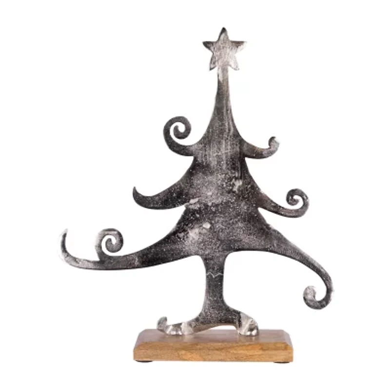 Northlight Swirling Metal Christmas Tabletop Tree