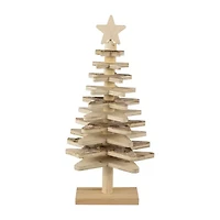 Northlight Star Cut Outs Wooden Christmas Tabletop Tree