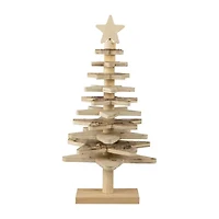 Northlight Star Cut Outs Wooden Christmas Tabletop Tree