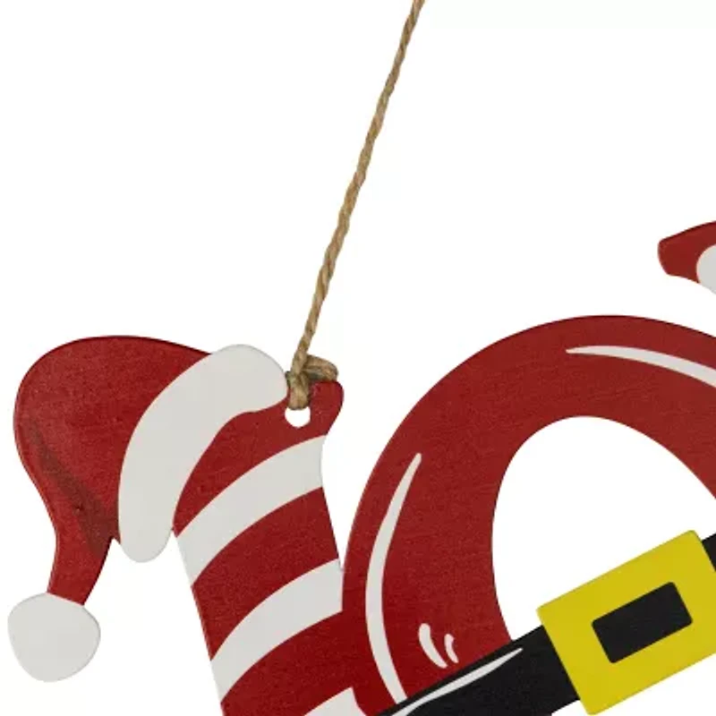 Northlight Santa Hat And Belt Joy Wall Sign