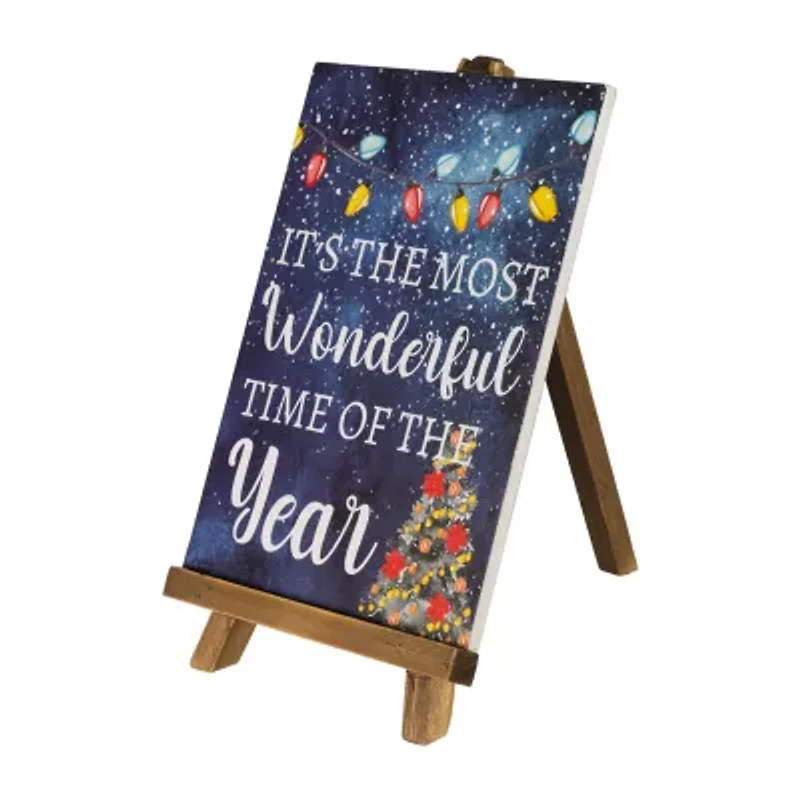 Northlight Wonderful Time Of The Year Christmas Tabletop Decor