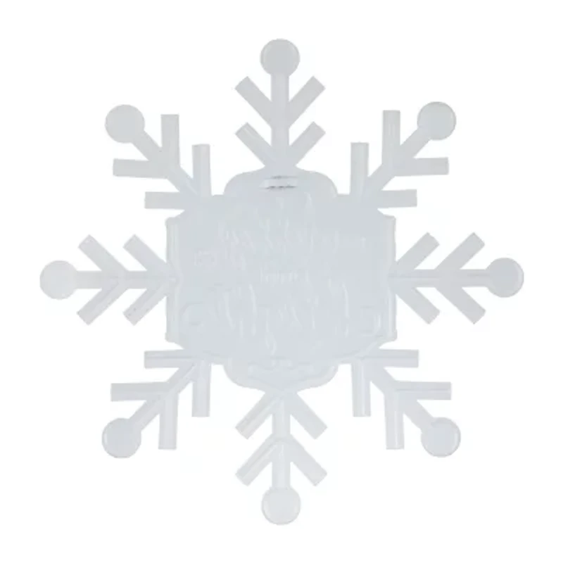 Northlight 15.75" Snowflake Wall Sign