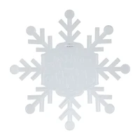 Northlight 15.75" Snowflake Wall Sign