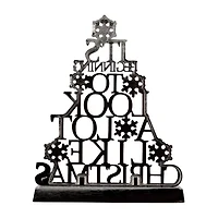 Northlight 6.5" Metal Tree Christmas Stocking Holder