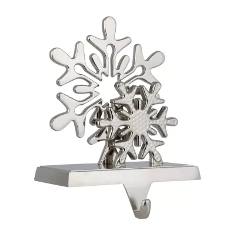 Northlight Double Snowflakes Christmas Stocking Holder