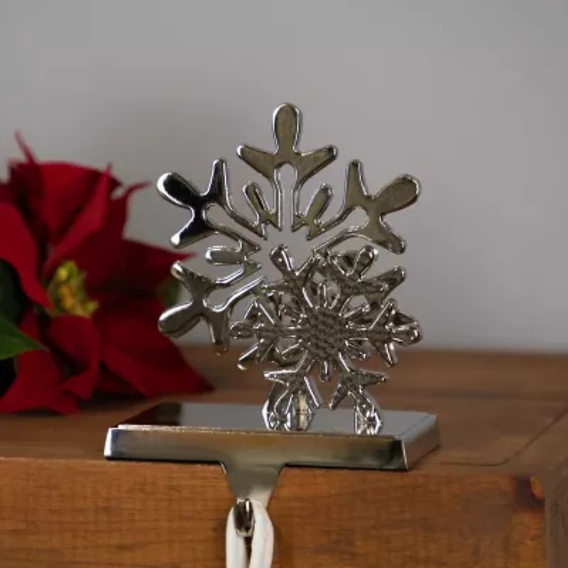 Northlight Double Snowflakes Christmas Stocking Holder