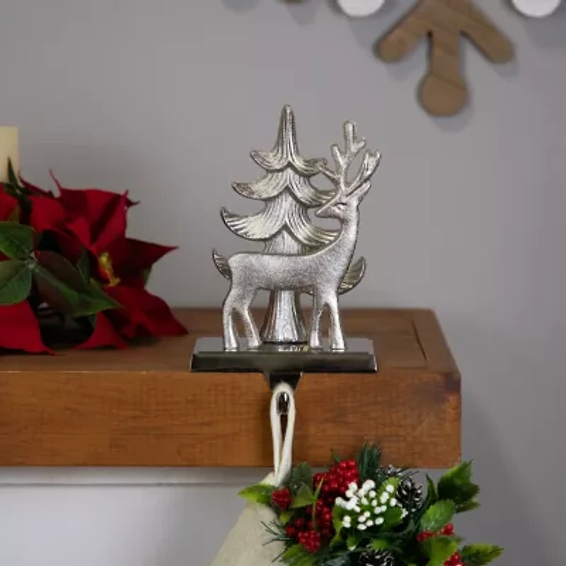Northlight Reindeer And Pine Christmas Stocking Holder