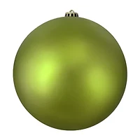 8'' Kiwi Green Shatterproof Matte Commercial Christmas Ball Ornament (200mm)