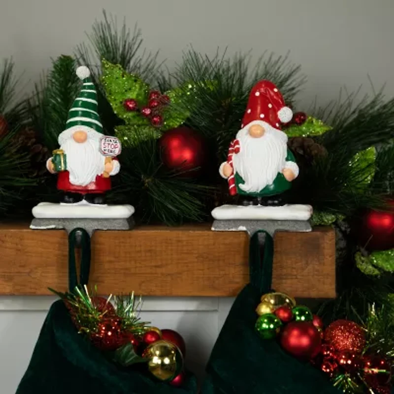 Northlight 6.25" Santa 2-pc. Christmas Stocking Holder
