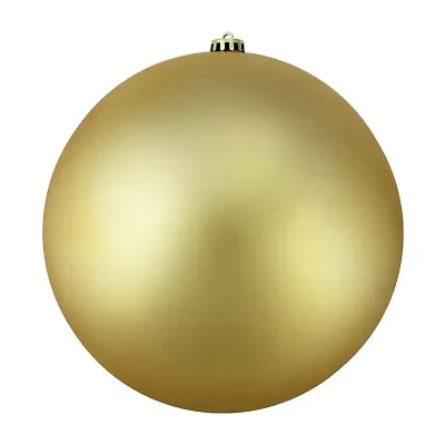 Matte Vegas Gold Shatterproof Christmas Ball Ornament 10'' (250mm)