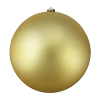 Matte Vegas Gold Shatterproof Christmas Ball Ornament 10'' (250mm)