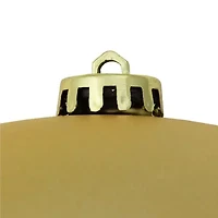 Matte Vegas Gold Shatterproof Christmas Ball Ornament 10'' (250mm)
