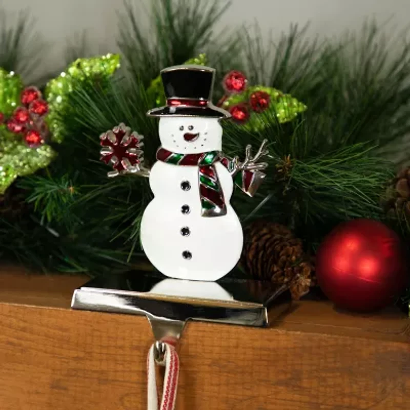 Northlight Smiling Snowman Christmas Stocking Holder