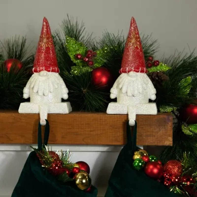 Northlight 8.25" Gnome Christmas Stocking Holder