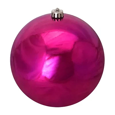 Magenta Pink Shiny Shatterproof Christmas Ball Ornament 8'' (200mm)