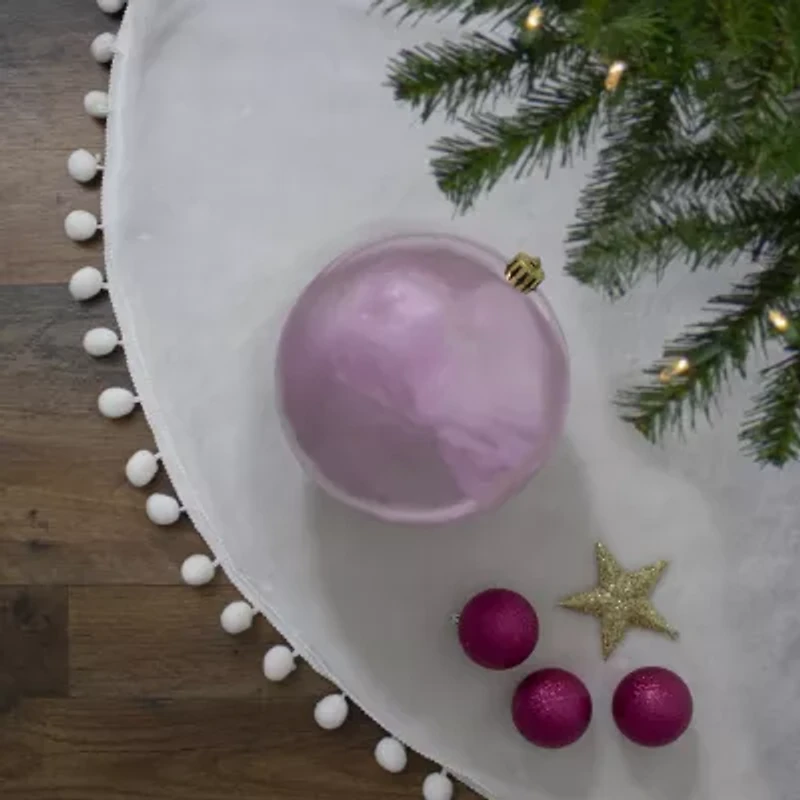 Shiny Bubblegum Pink Shatterproof Christmas Ball Ornament 8'' (200mm)
